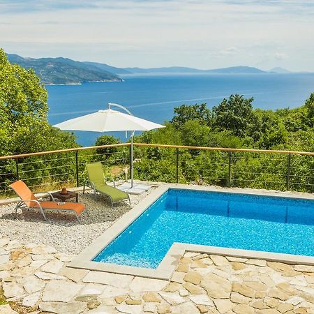 Ivanini Secluded Stone Villa With A Stunning View Brseč Exterior foto