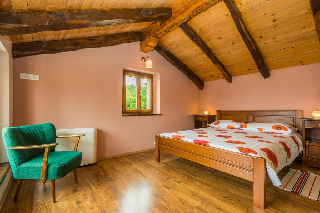 Ivanini Secluded Stone Villa With A Stunning View Brseč Exterior foto